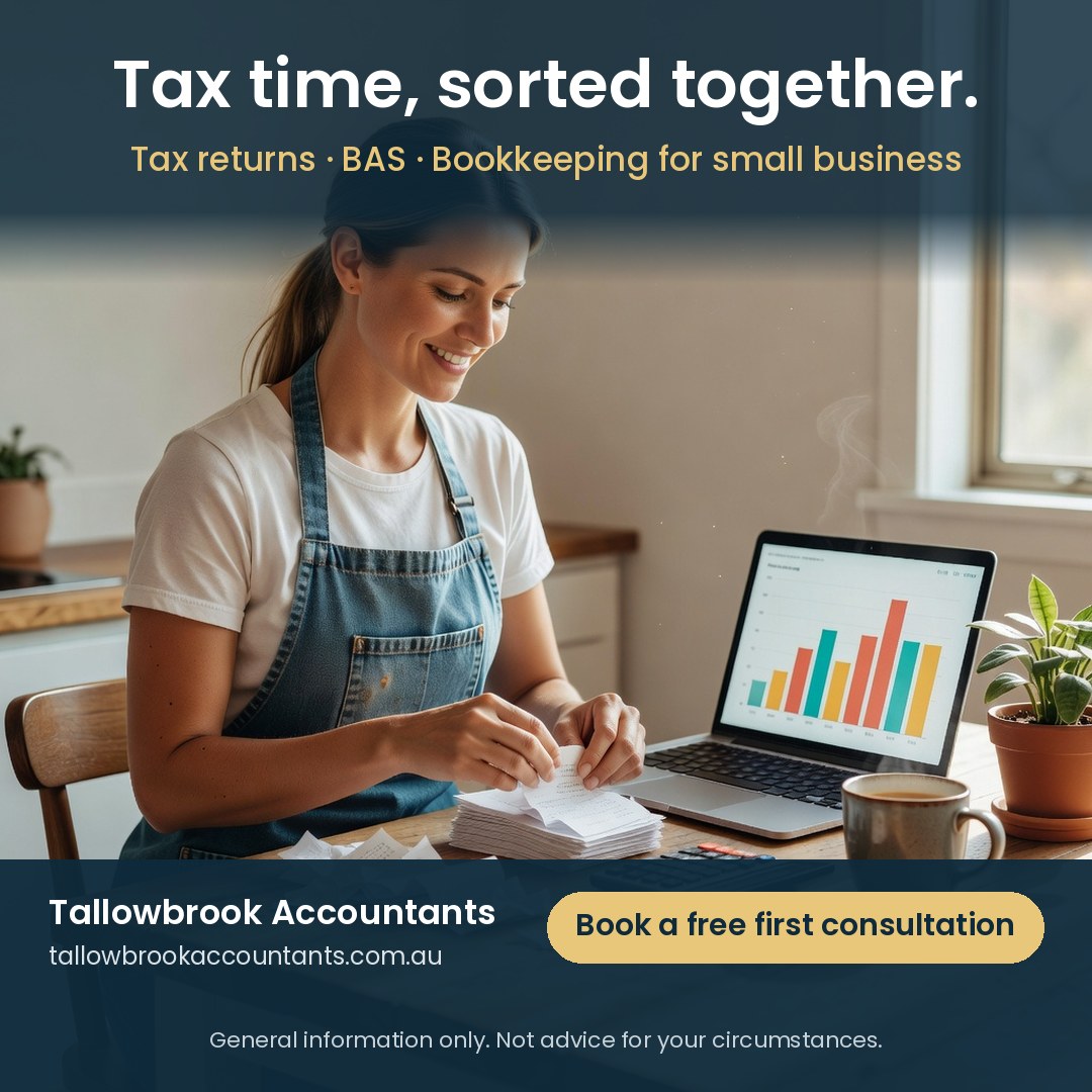 Sample Meta image ad for a fictional accounting firm